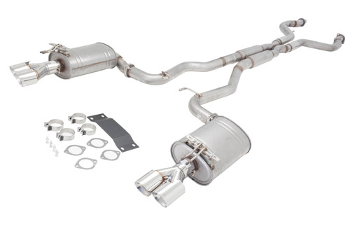 VE VF V8 SEDAN & WAGON X-FORCE CAT-BACK SYSTEM TWIN 2.5"