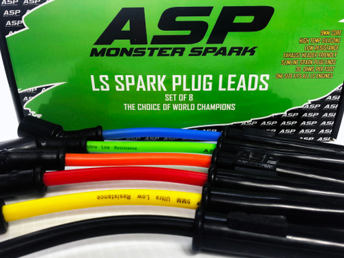 ASP  9MM Core Ignition Leads Set Suit All LS Engines