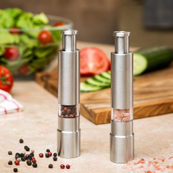 Premium Stainless Steel Salt and Pepper Spice Grinder Premium Stainless Steel Salt and Pepper Spice Grinder