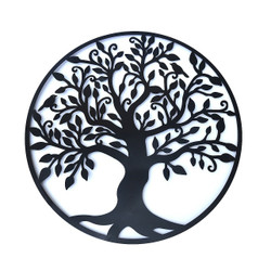 99cm Black Tree of Life Wall Art Hanging Metal Iron Sculpture Garden 99cm Black Tree of Life Wall Art Hanging Metal Iron Sculpture Garden