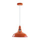 Kitchen Pendant Light Shade Orange Metal Timeless style~3741