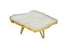 1-Layer Cake Stand with Gold Trim
