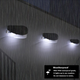 Outdoor Garden 2PCS LED Solar Fence Lights