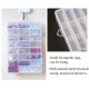 Transparent Plastic Storage Jewelry Box Compartment Adjustable
