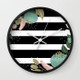 Fancy Lines Wall clock