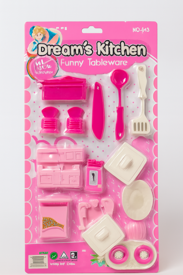Dream's Kitchen Fun Tableware Play Set