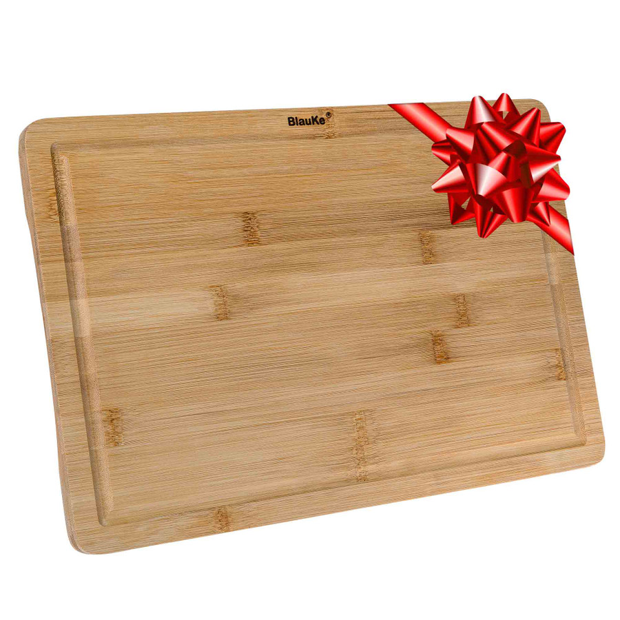 Wood Cutting Board for Kitchen 15x10 inch - Wooden Serving Tray -