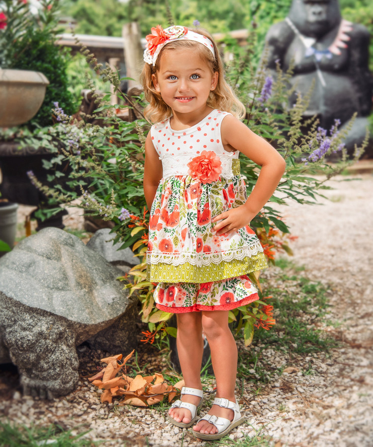 Poppy Garden Swing Set