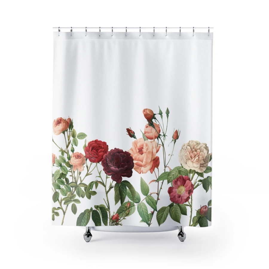 Rose Garden Shower Curtains Home Decor