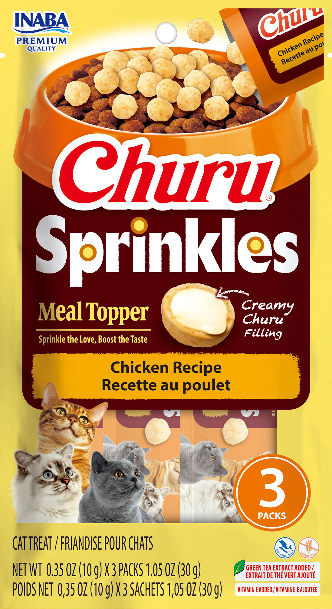 INABA CHURU TIDBITS FOR CAT | CHICKEN | 3.36 OZ | 003226 - Bradley