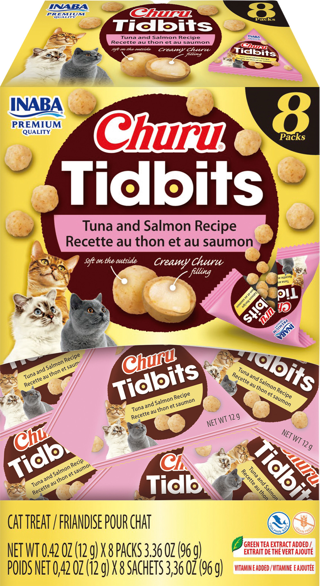 Inaba INABA CHURU TIDBITS FOR CAT | CHICKEN | 3.36 OZ | 003226 - Bradley