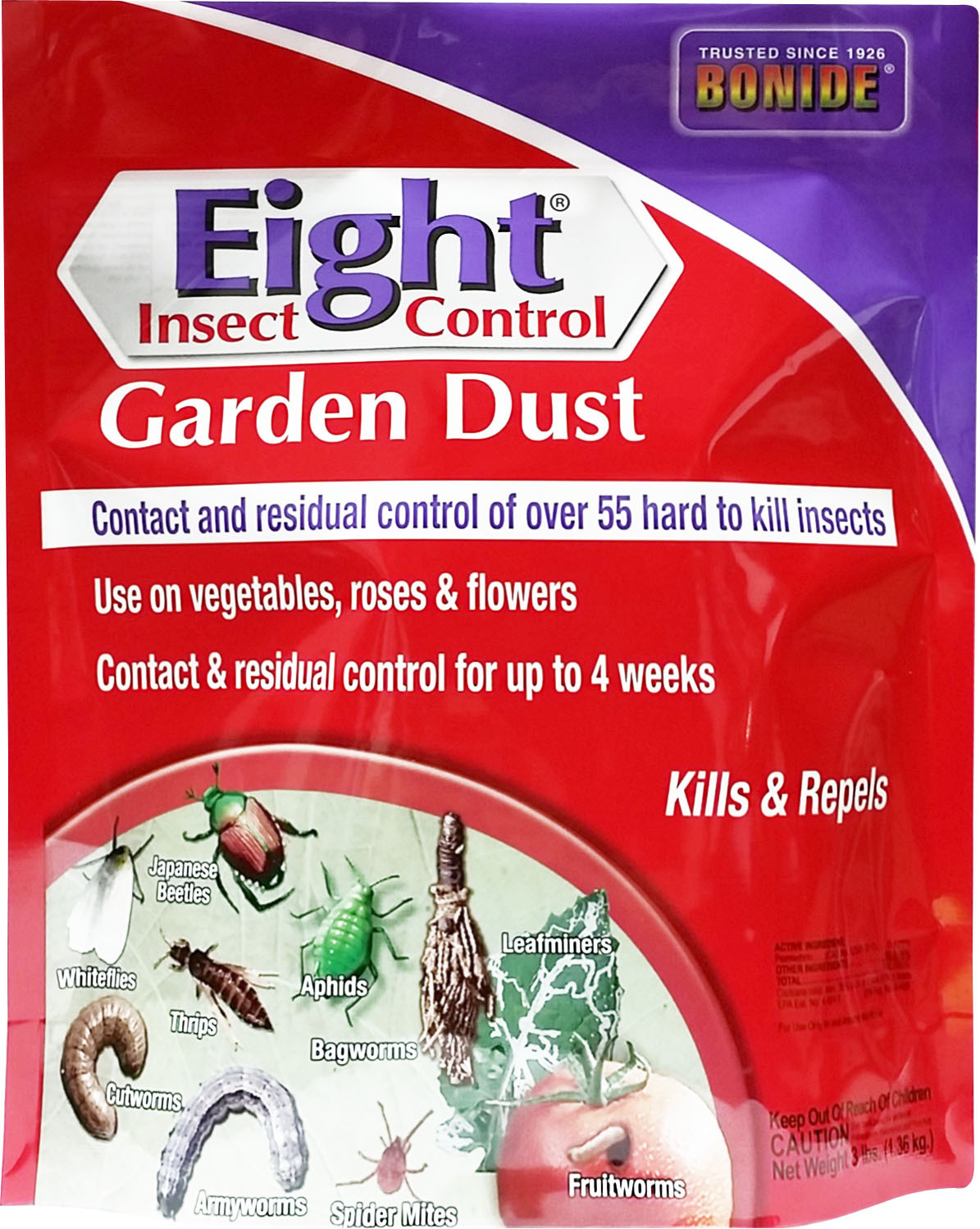 EIGHT INSECT CONTROL GARDEN DUST | 3 LB | 109422 - Bradley Caldwell, Inc