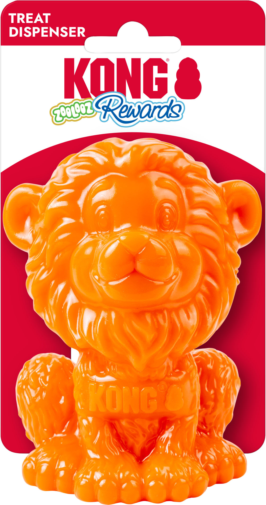 KONG REWARDS ZOOLOOZ LION | ORANGE | MD | 271022 - Bradley