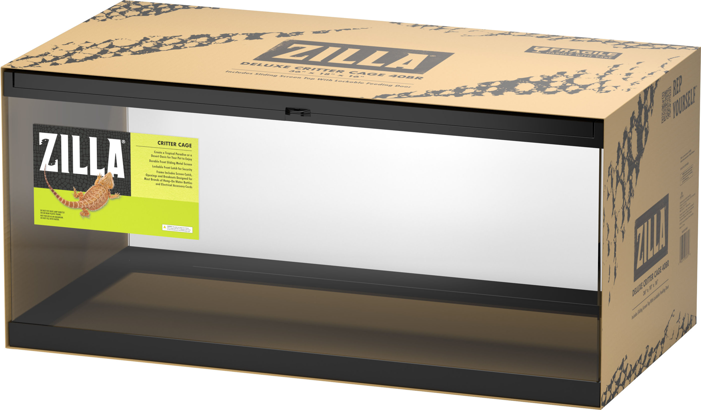 TETRAFAUNA REPTOHABITAT | 40 GAL-36X13X20 IN | 972140 - Bradley