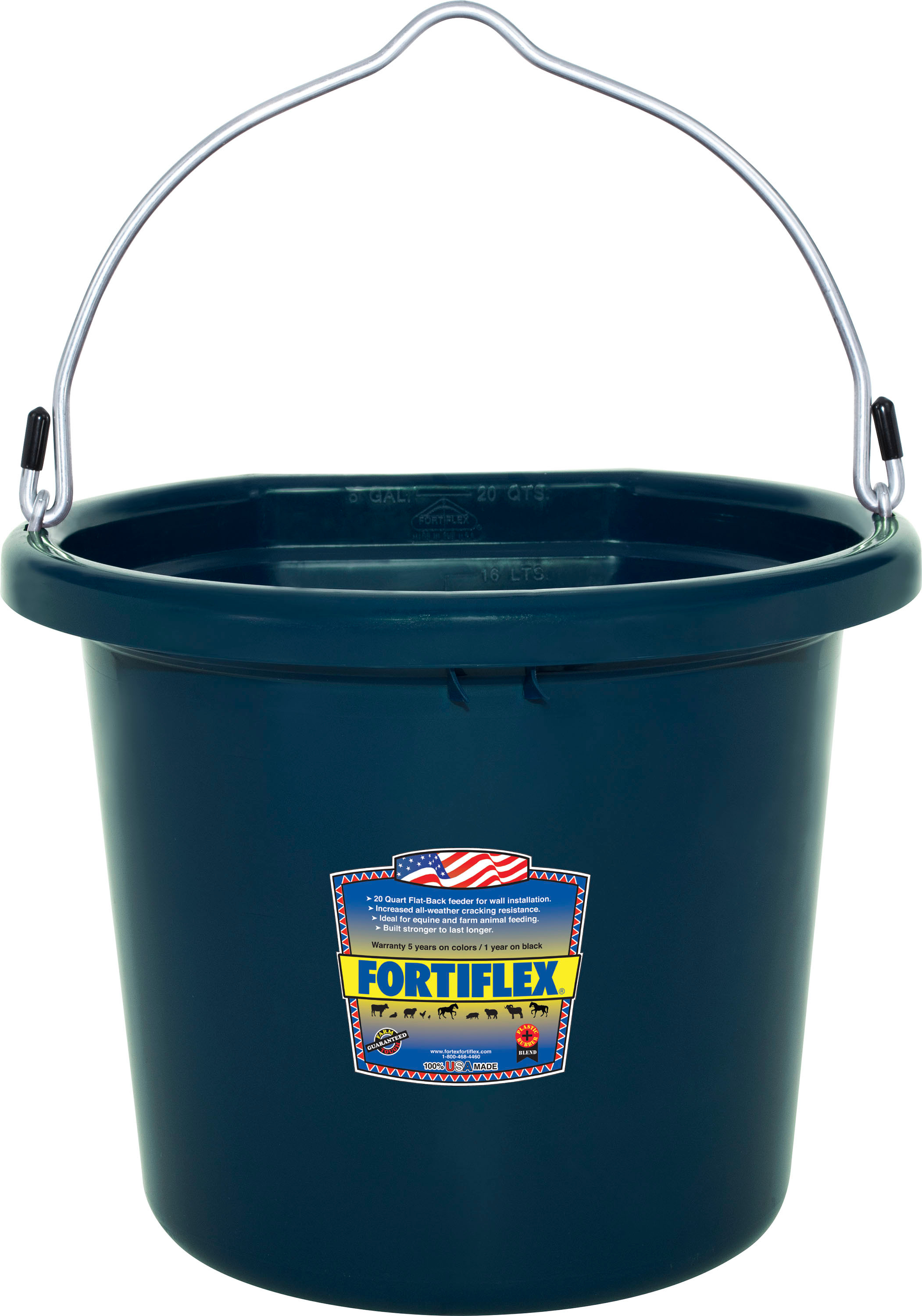 FORTIFLEX FLAT BACK BUCKET | VIVID VIOLET | 20 QT | 383589