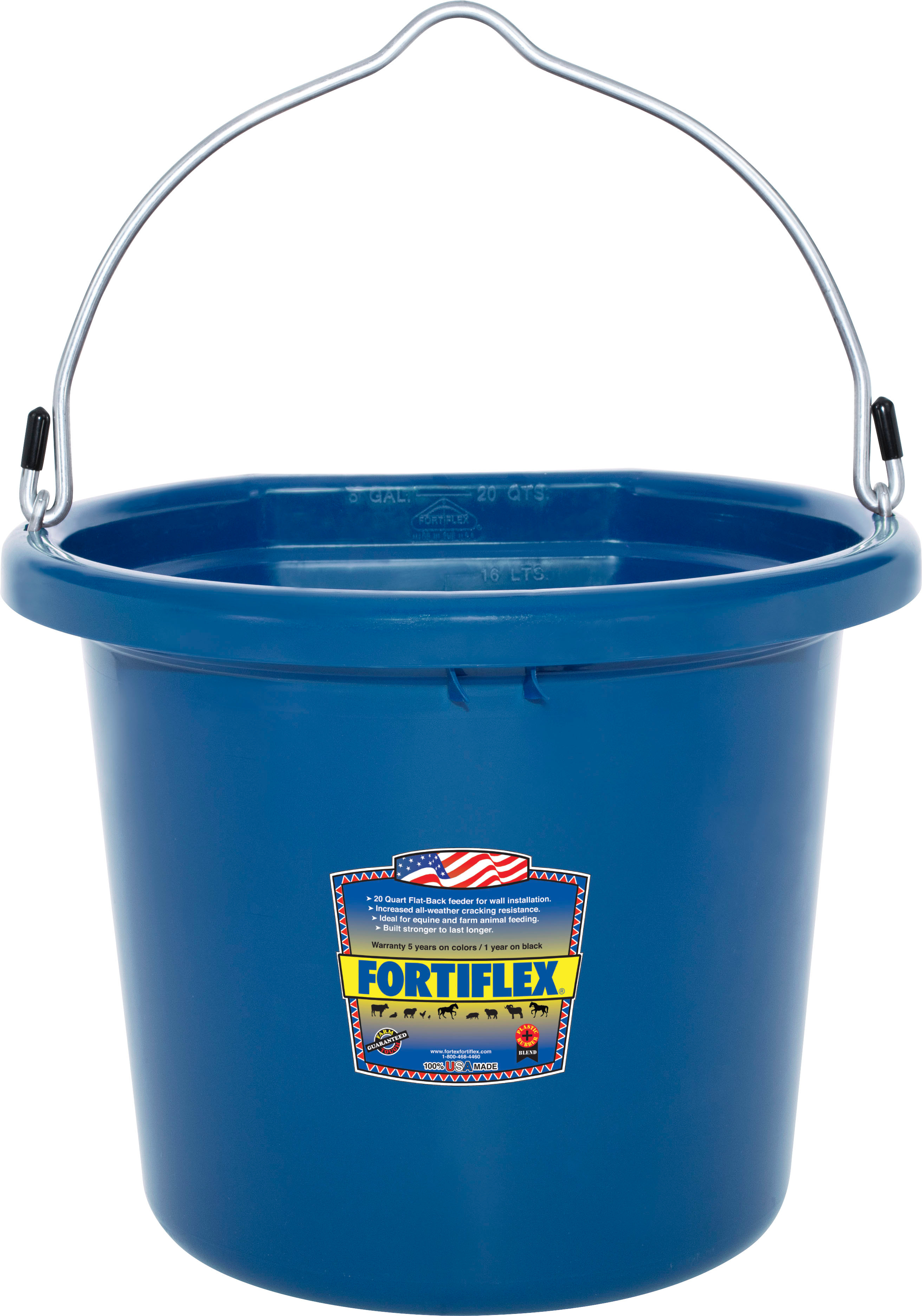 FORTIFLEX FLAT BACK BUCKET | VIVID VIOLET | 20 QT | 383589