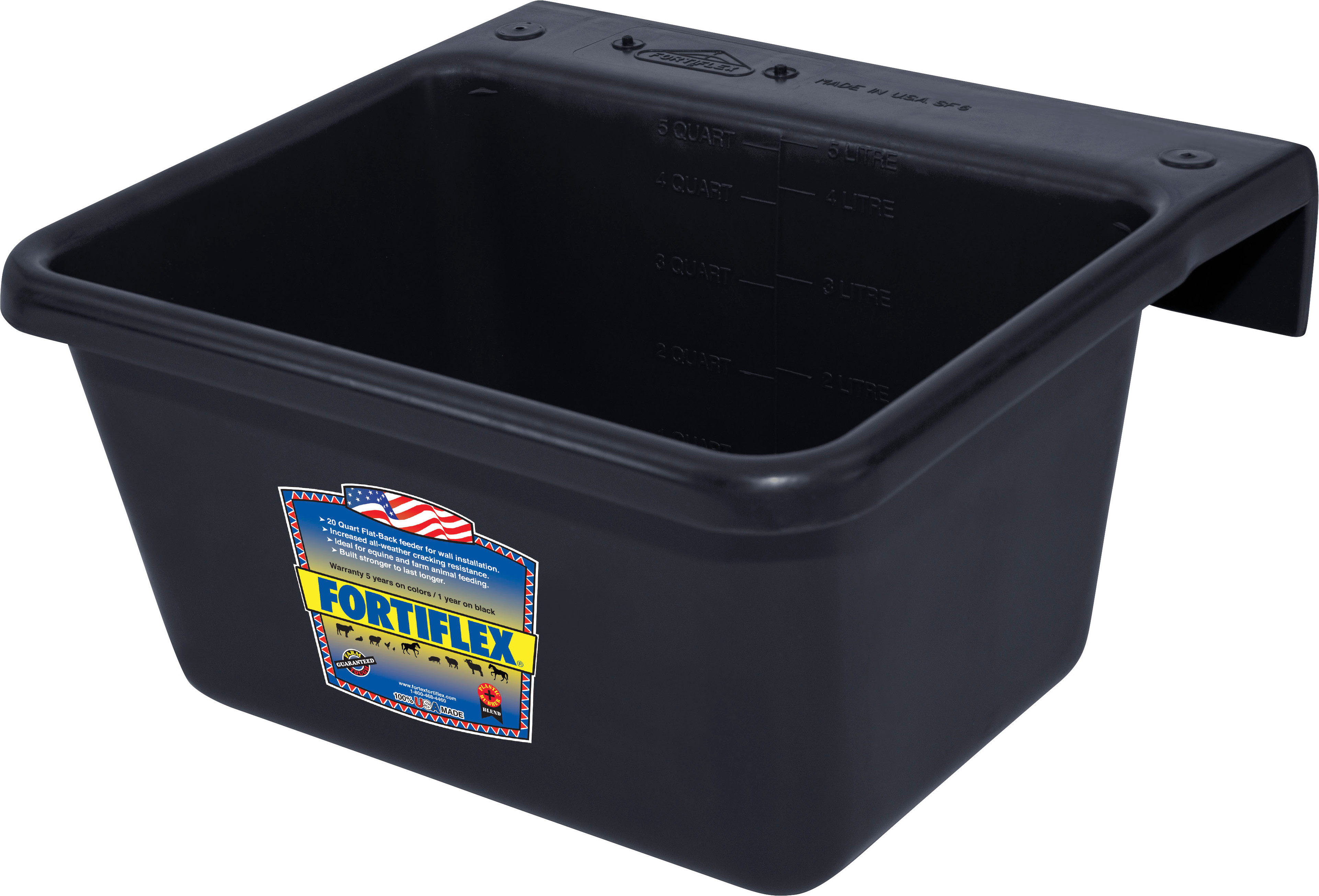 FORTIFLEX OVER THE FENCE FEEDER | BLUE | 20 QT | 088526 - Bradley