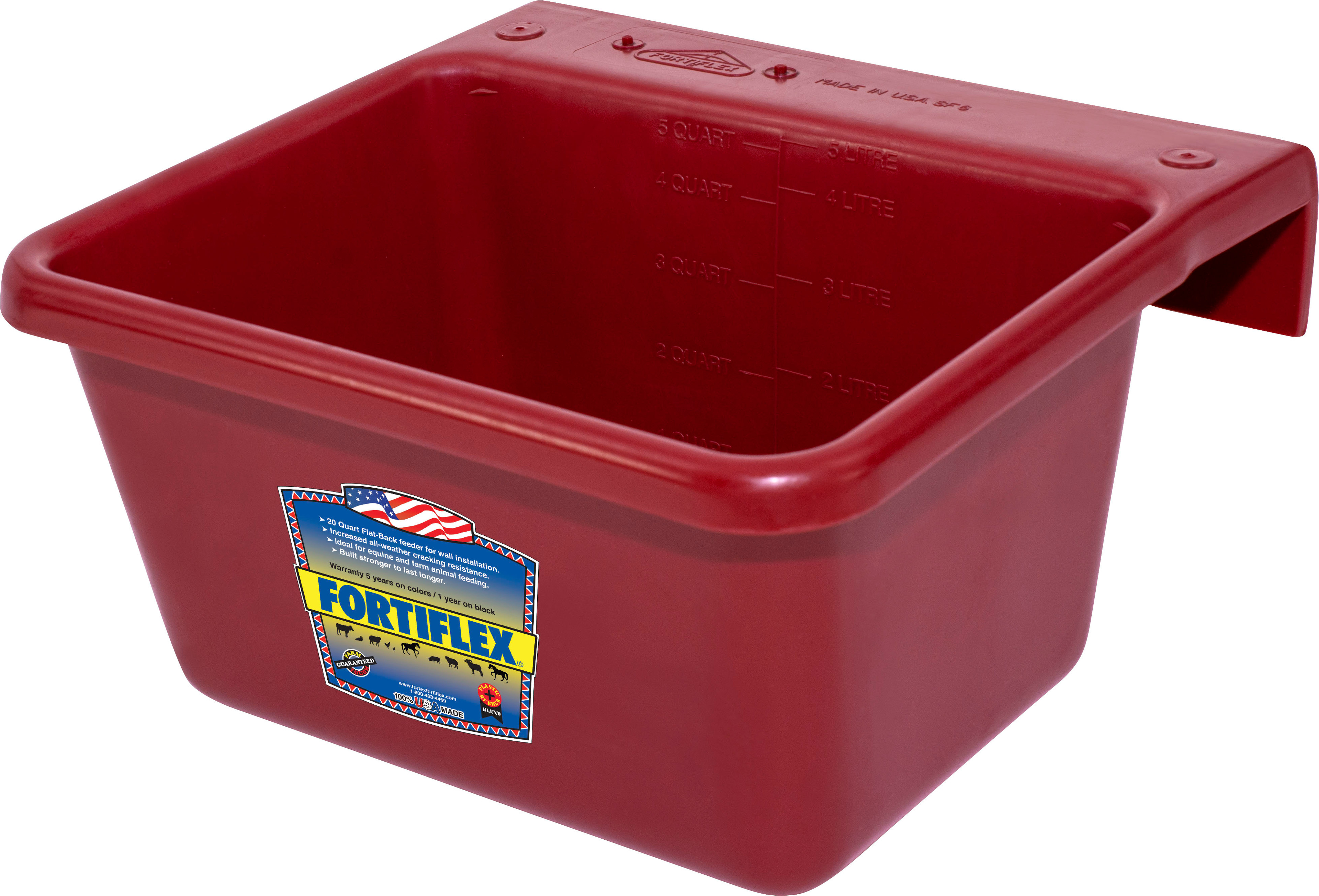 FORTIFLEX OVER THE FENCE FEEDER | BLUE | 20 QT | 088526 - Bradley