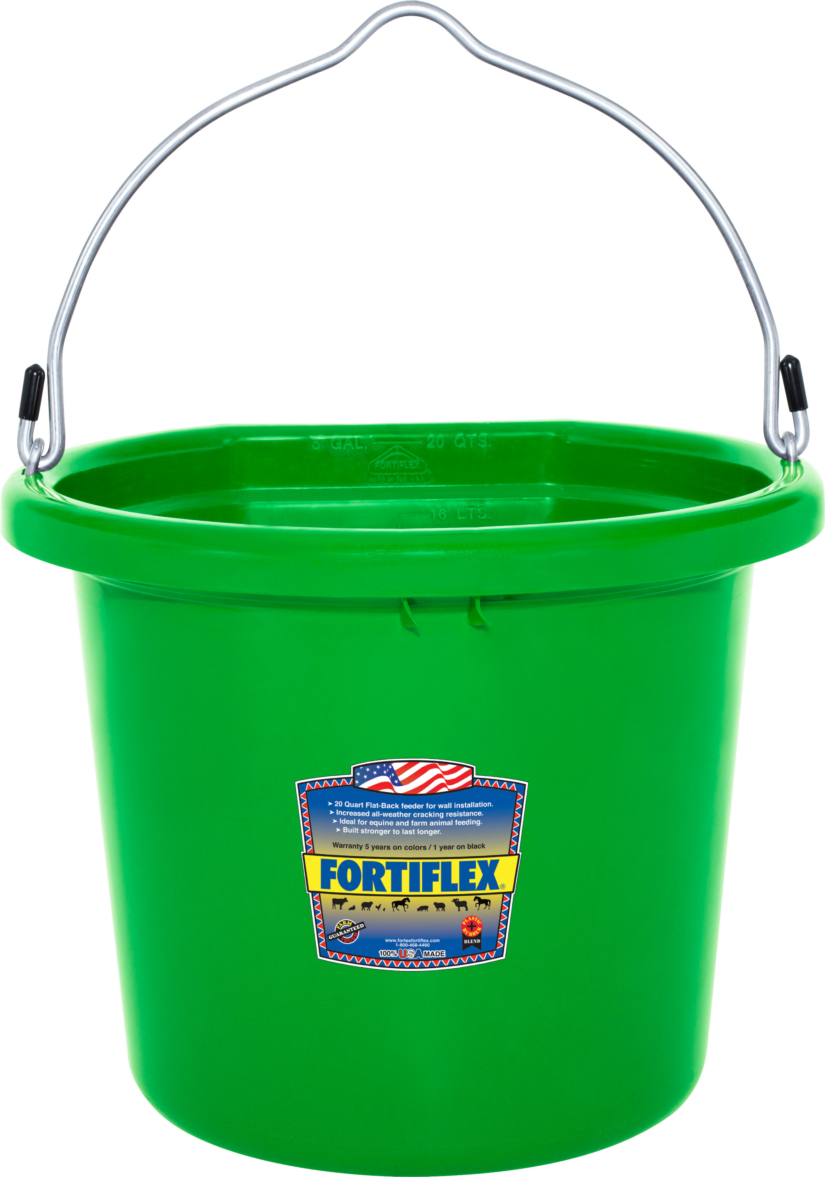 FORTIFLEX FLAT BACK BUCKET | VIVID VIOLET | 20 QT | 383589