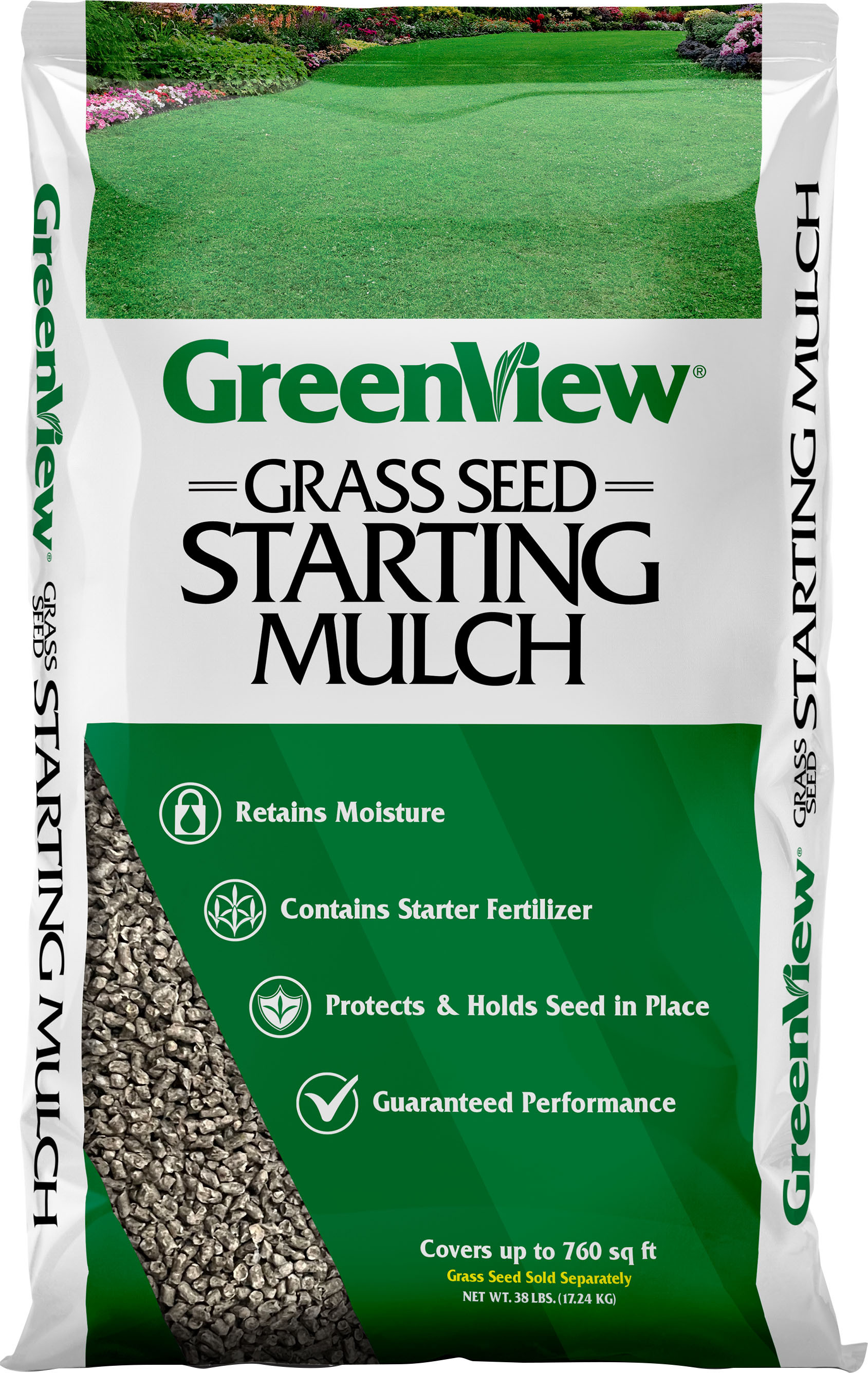 GREENVIEW GRASS SEED STARTING MULCH | 760 SQ FT | 396868 - Bradley