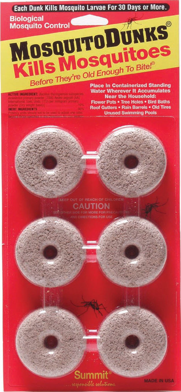 MOSQUITO DUNKS FOR BIOLOGICAL MOSQUITO CONTROL | 6 PK | 409928 ...