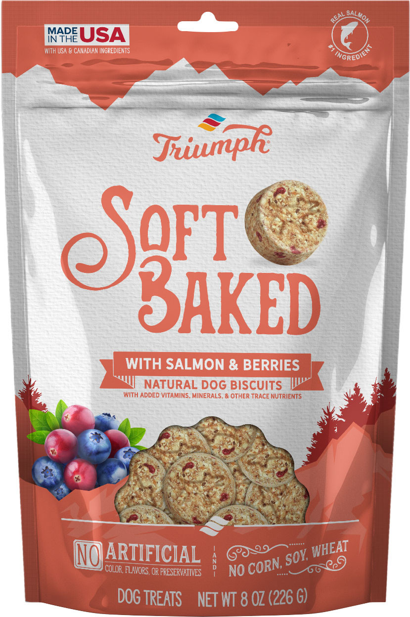 TRIUMPH SOFT BAKED NATURAL DOG BISCUITS | CHICKEN/APPLE | 8 OZ