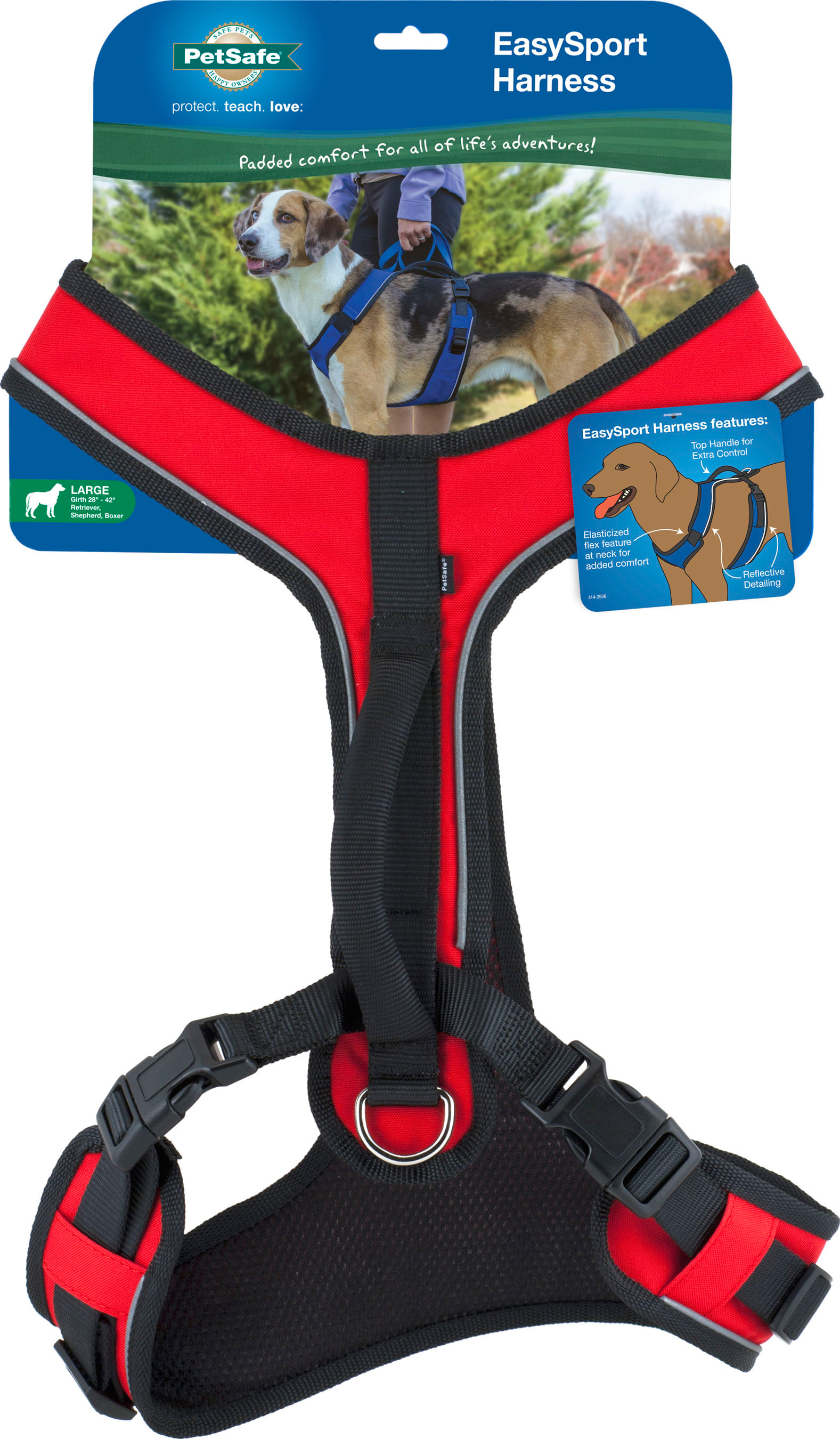 PETSAFE EASYSPORT DOG HARNESS | PINK | LG | 536196 - Bradley