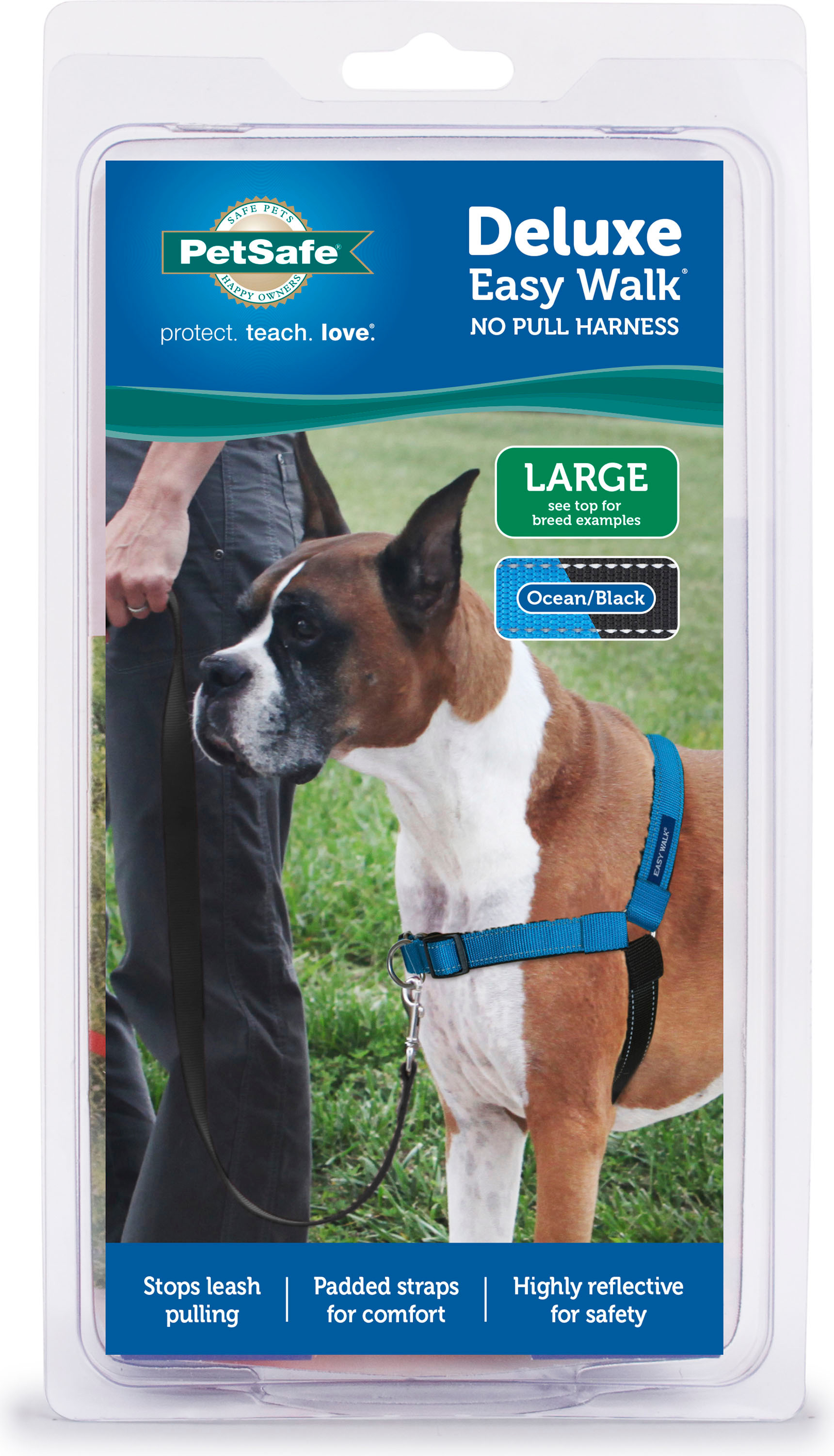 PETSAFE DELUXE EASY WALK HARNESS | GRAY | LG | 536241 - Bradley
