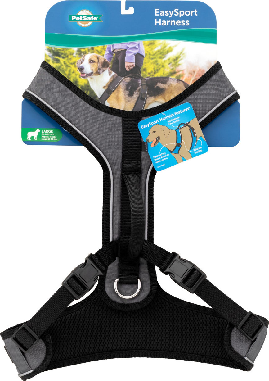 PETSAFE EASYSPORT DOG HARNESS | CHARCOAL | LG | 536522 - Bradley