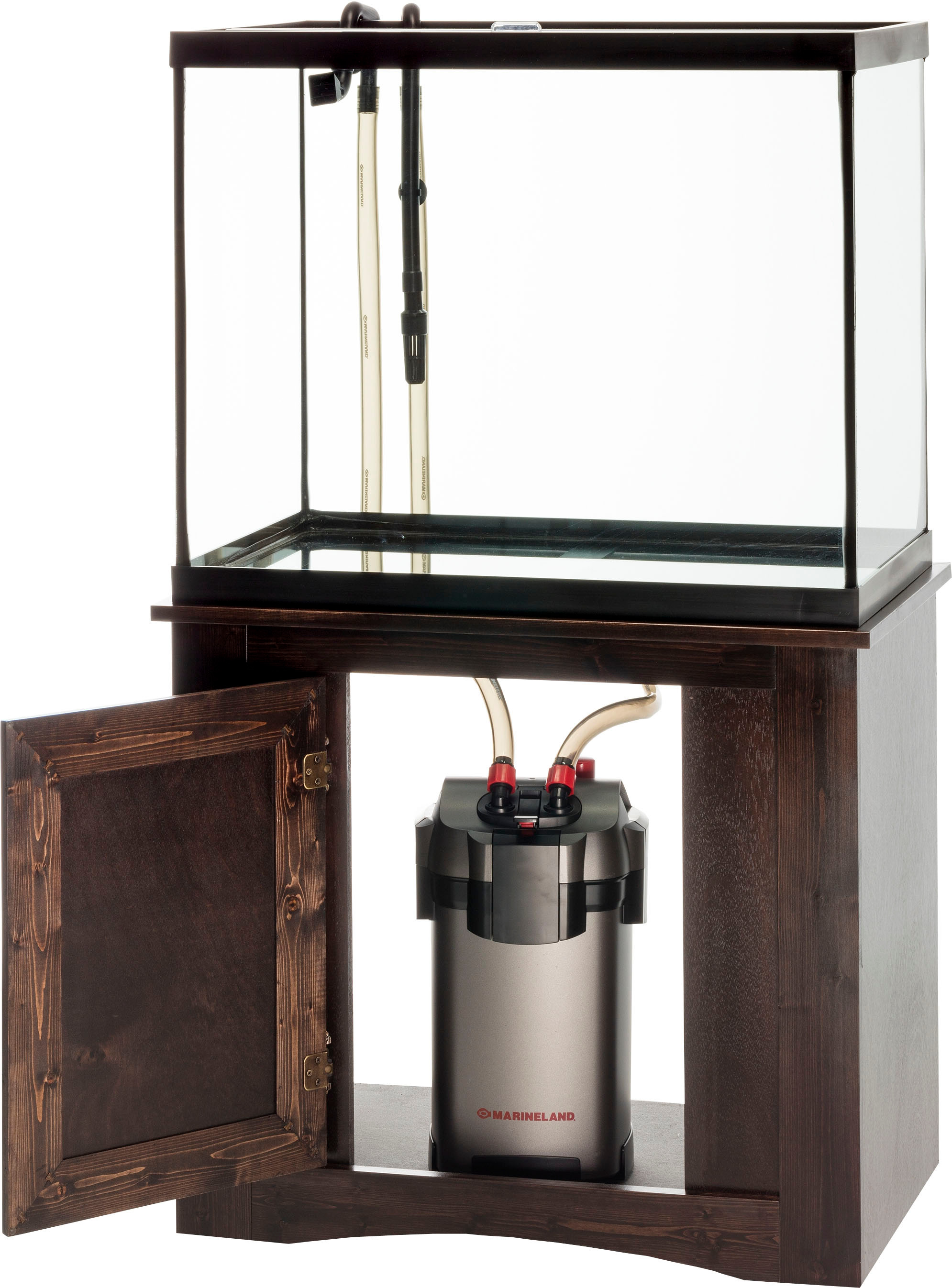 MARINELAND FRAMED COLUMN AQUARIUM TANK | 56 GAL-30X18X24 IN | 666700 ...