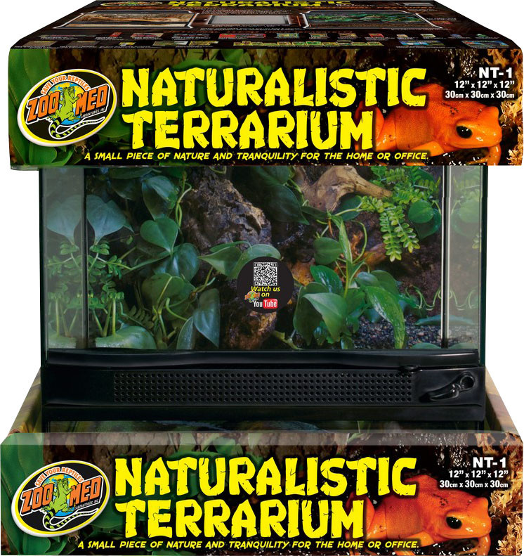 ZILLA FRONT OPENING TERRARIUM | BLACK | 12X12X15 IN | 277213