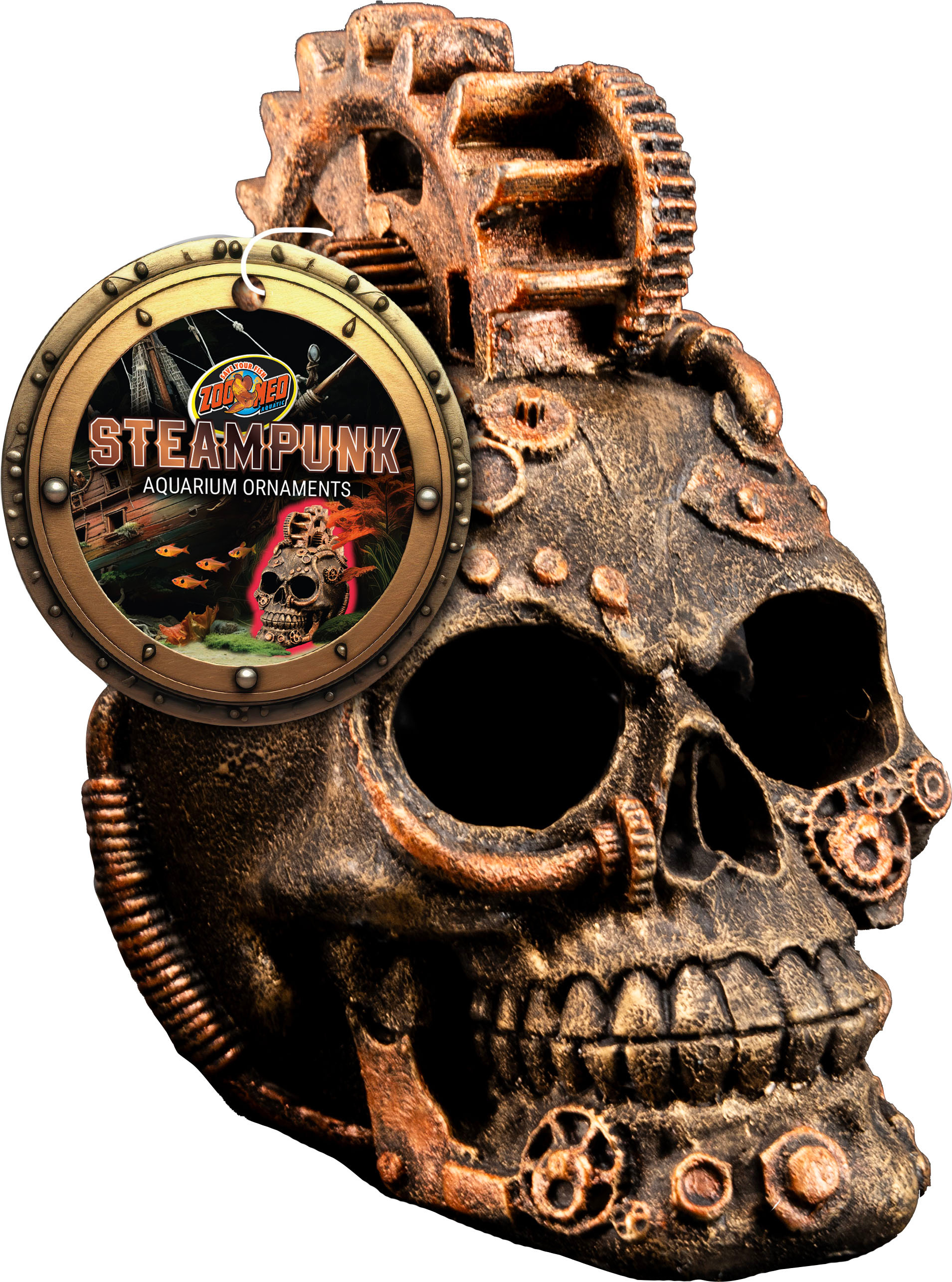 STEAMPUNK AQUARIUM ORNAMENT | SHARK | 691869 - Bradley Caldwell, Inc