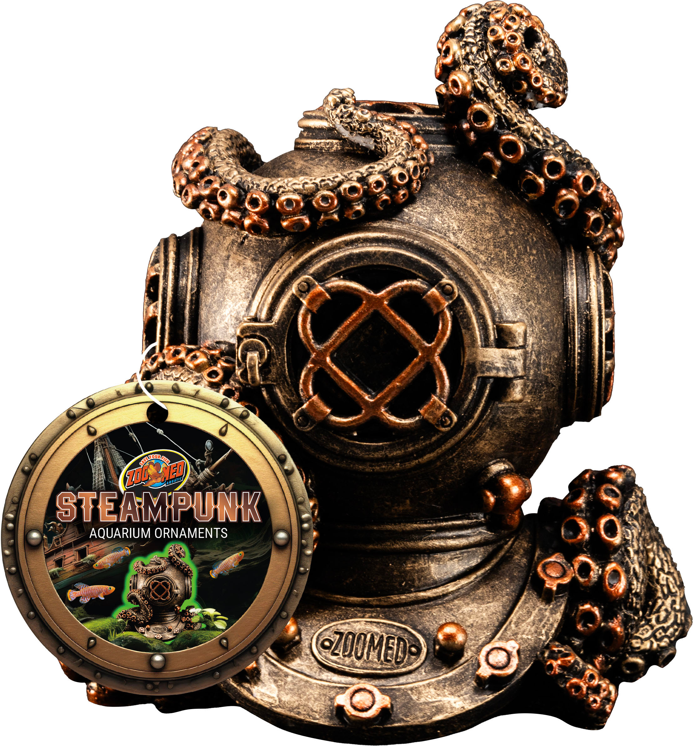 STEAMPUNK AQUARIUM ORNAMENT | SHARK | 691869 - Bradley Caldwell, Inc