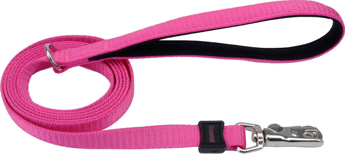 STYLES DOG LEASH | POLKA DOT PINK | 5/8 IN X 6 FT | 828278