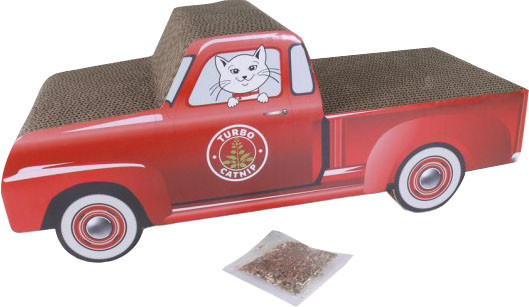 TURBO TRUCK CAT SCRATCHER | RED | 828370 - Bradley Caldwell, Inc