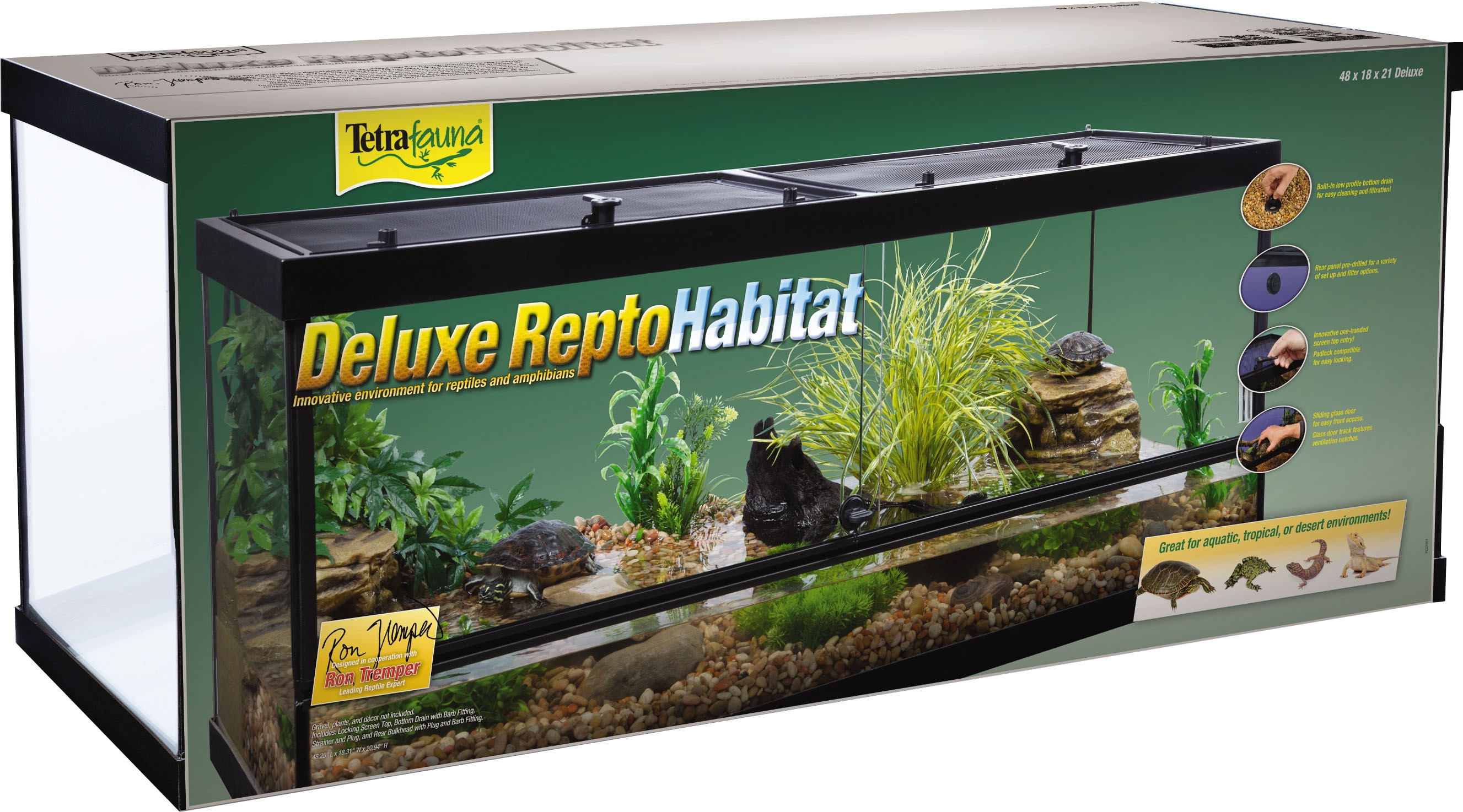 TETRAFAUNA REPTOHABITAT | 40 GAL-36X13X20 IN | 972140 - Bradley