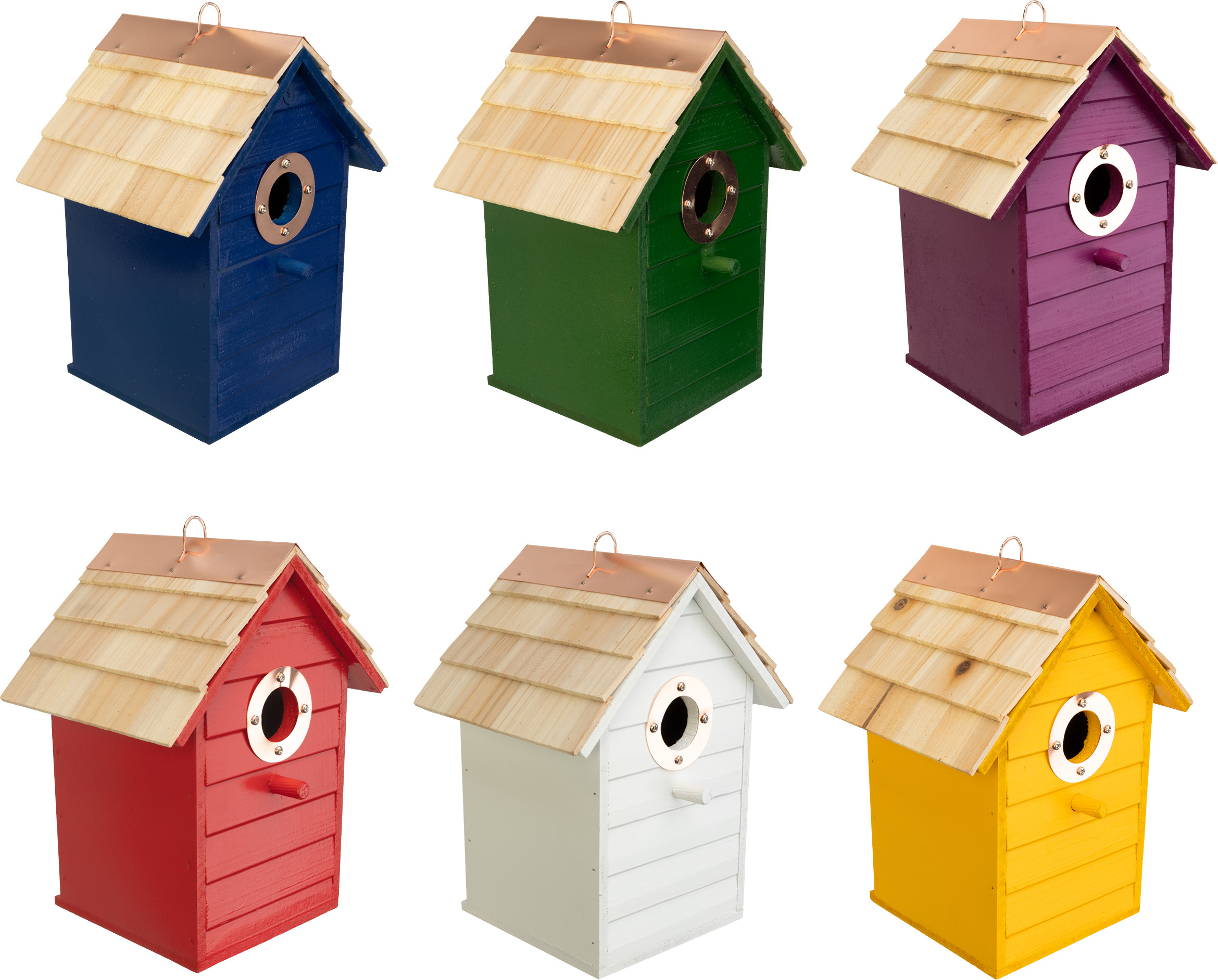 LAKE & CABIN WOODLAND WREN/CHICKADEE HOUSES | ASSORTED | 991323