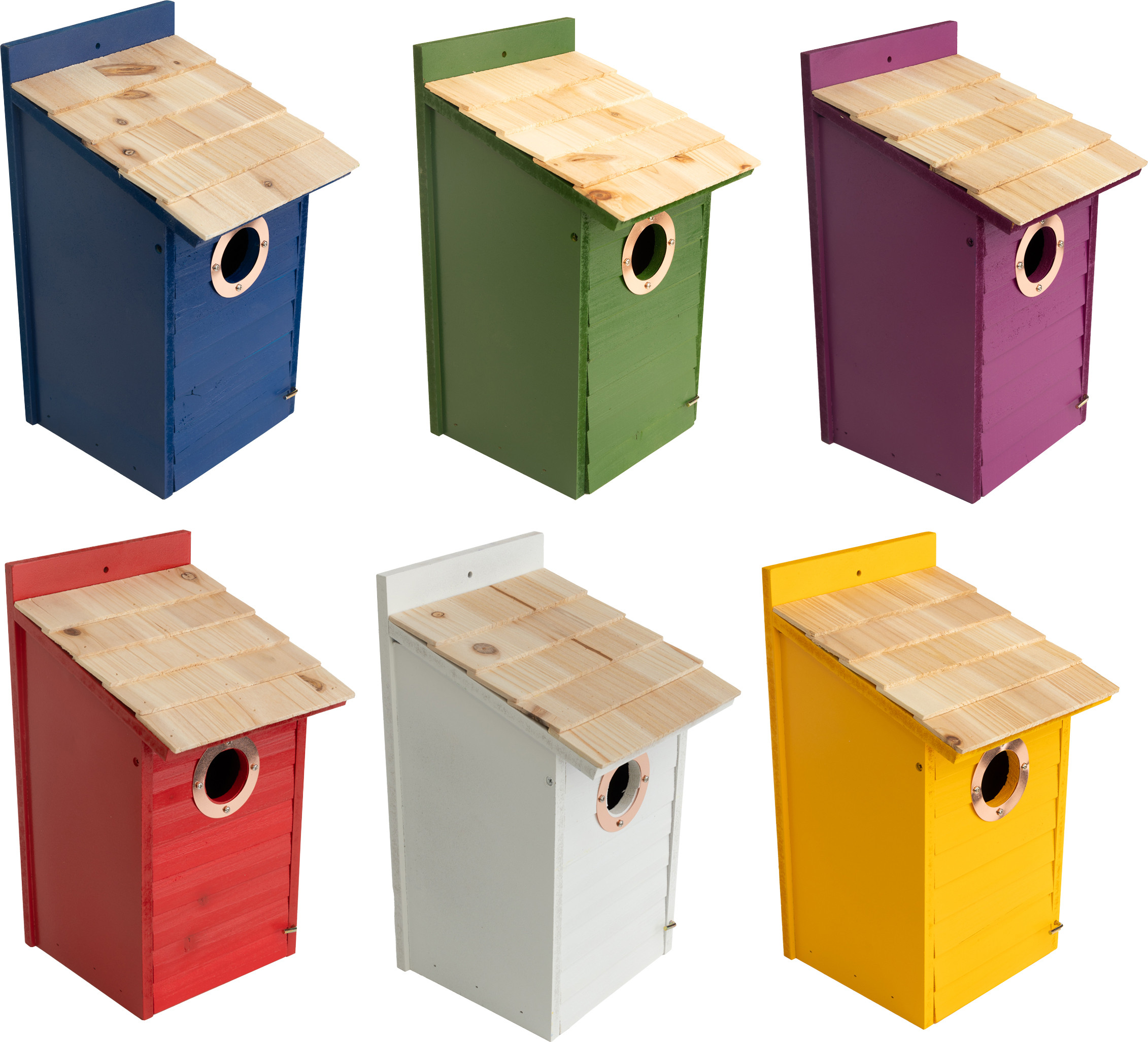 LAKE & CABIN WOODLAND WREN/CHICKADEE HOUSES | ASSORTED | 991323