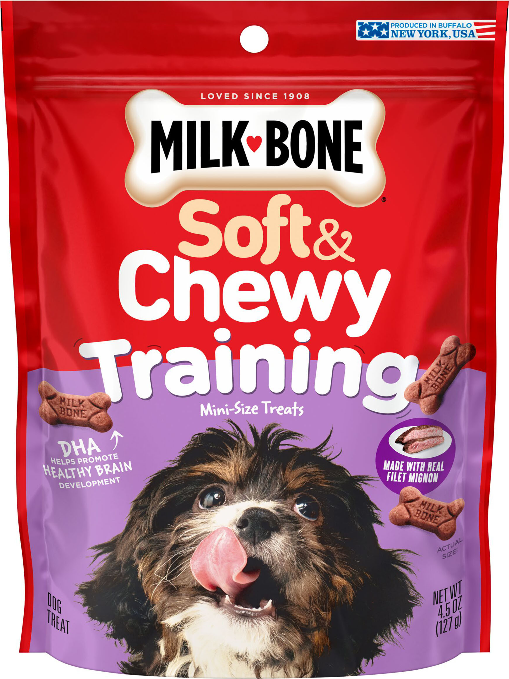 MILK-BONE SOFT & CHEWY MINI'S DOG TREATS | CHICKEN | 4.5 OZ
