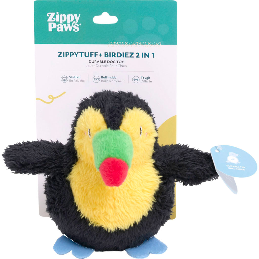 ZIPPYPAWS TUFF+ 2-IN-1 BIRDIEZ - TOUCAN | O/S | 073585 - Bradley