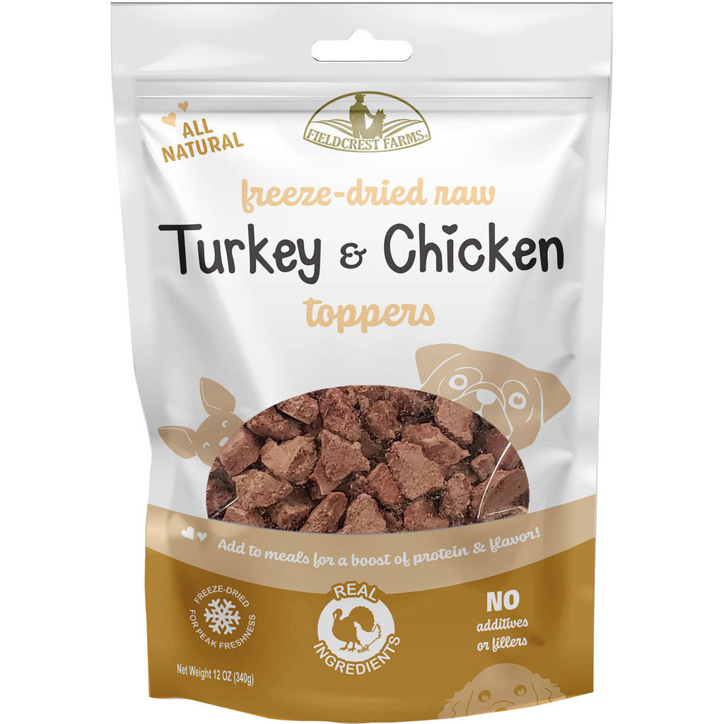 FIELDCREST FARMS DOG TOPPERS | LAMB CHICKEN | 12 OZ | 027412
