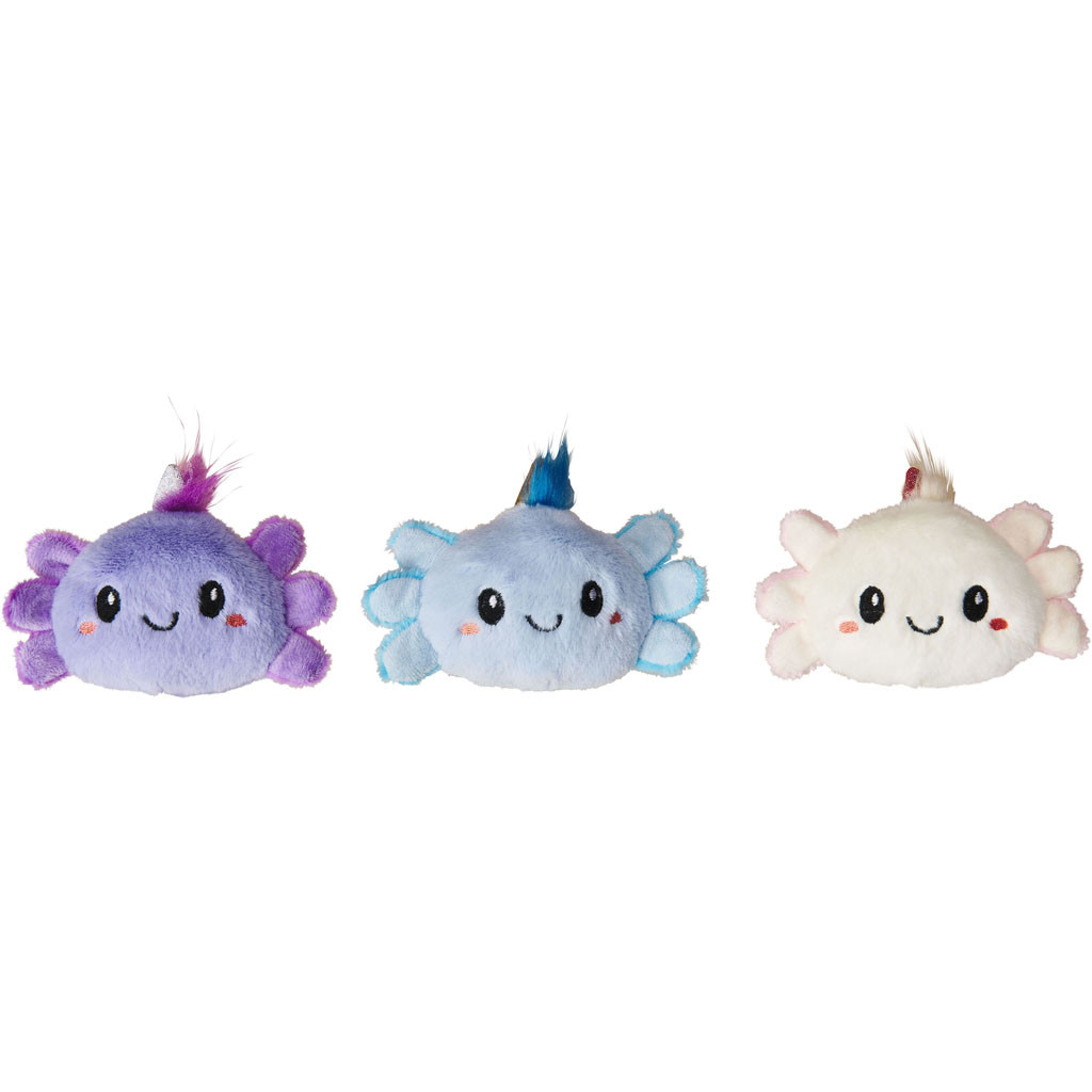SPOT AXOLOTL FACES CATNIP TOY | ASSORTED | 5 IN | 692161 - Bradley