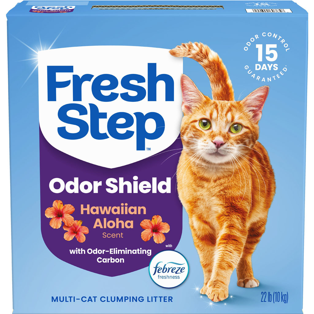 FRESH STEP ODOR SHIELD CLUMPING LITTER | HAWAIIAN ALOHA | 22 LB