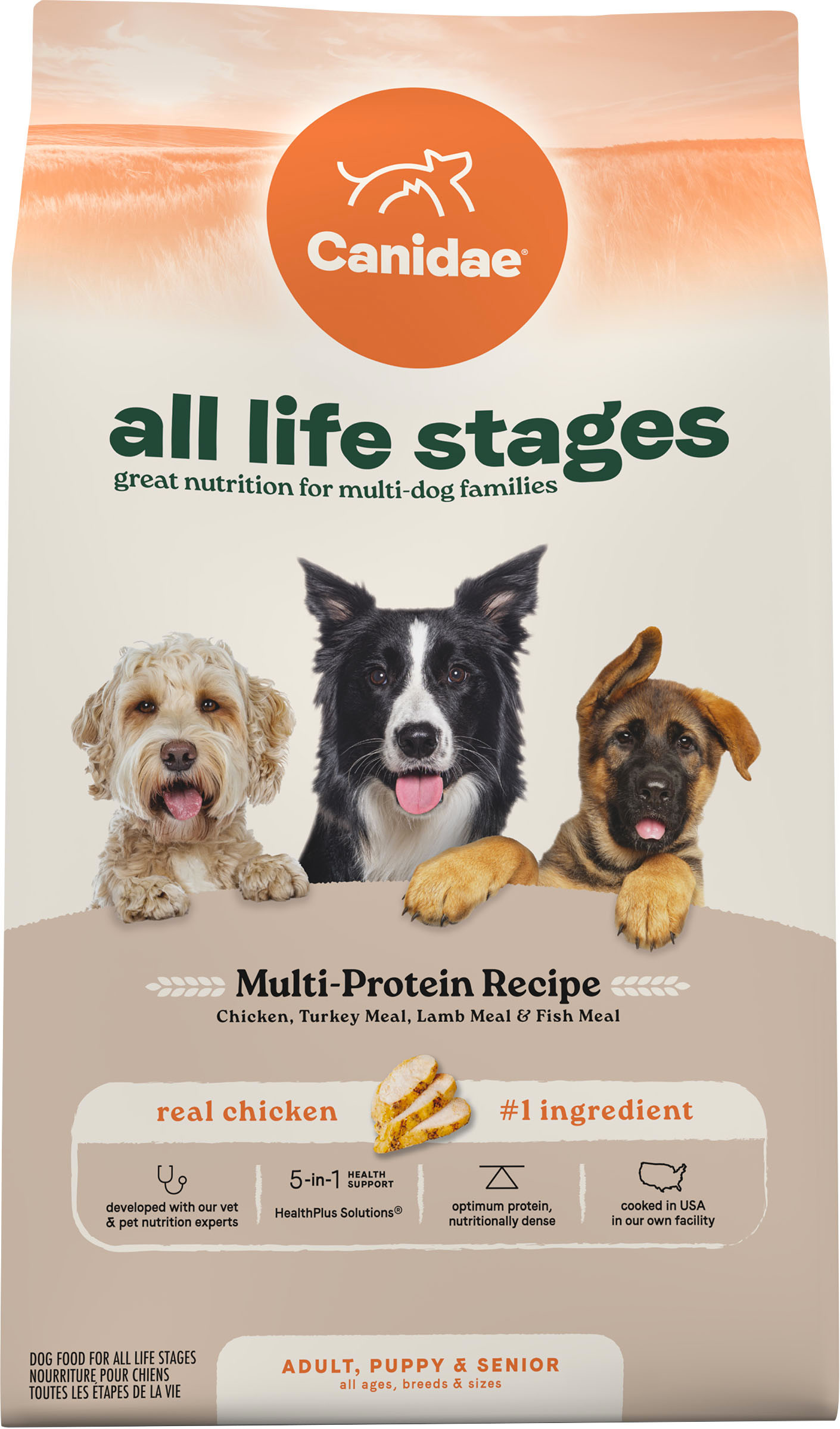 ALL LIFE STAGES HIGH PROTEIN DOG FOOD | CHICKEN/TURKEY/LAMB/FISH