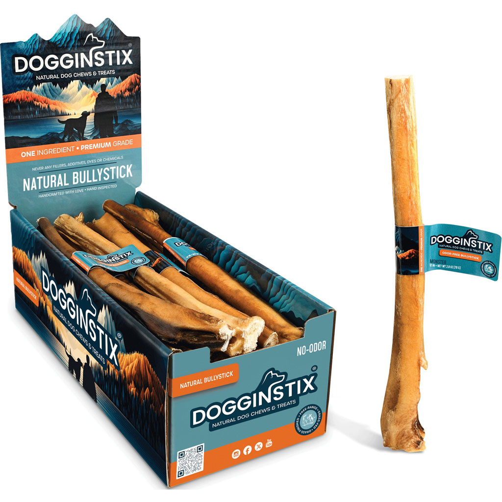 DOGGINSTIX BULLY STICKS | MONSTER 12 IN | 028018 - Bradley