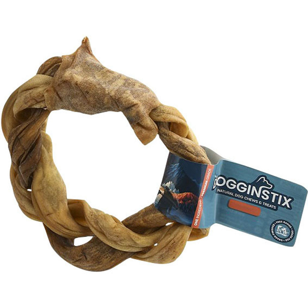 doggy③ DOGGINSTIX BRAIDED LAMB TRIPE STICK | 12 IN | 028179 - Bradley
