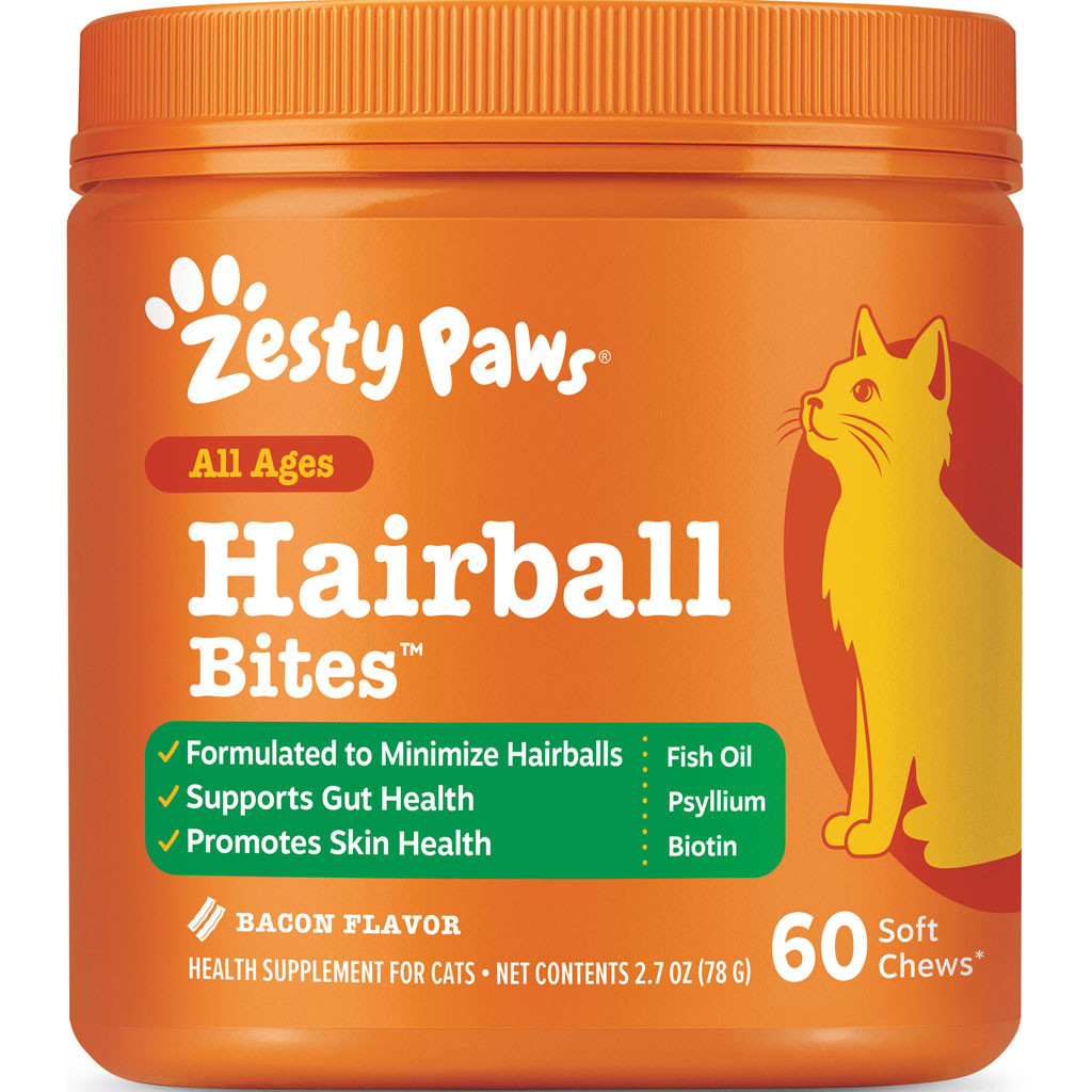 ZESTY PAWS CAT CALMING BITES | SALMON | 60 CT | 072054 - Bradley
