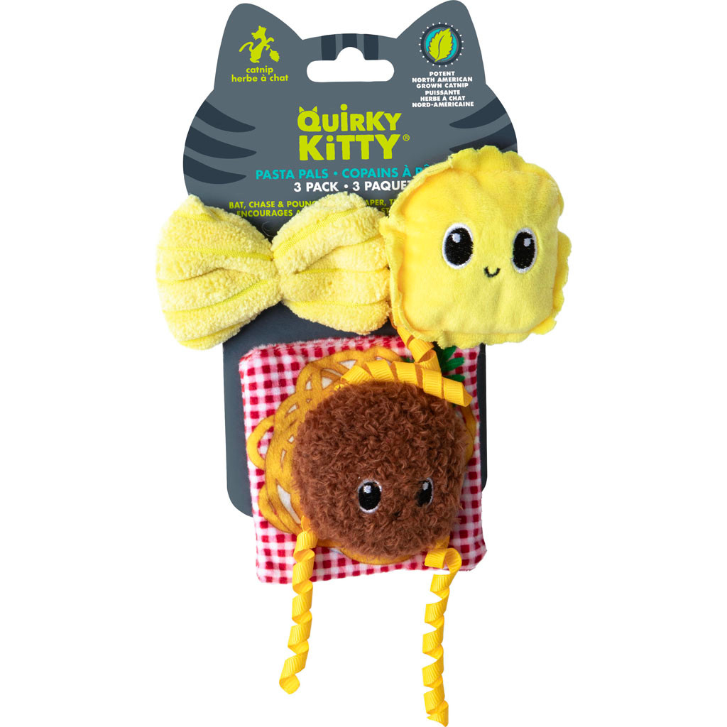 QUIRKY KITTY FELINE FITNESS CAT TOY | 3 PC | 685005 - Bradley