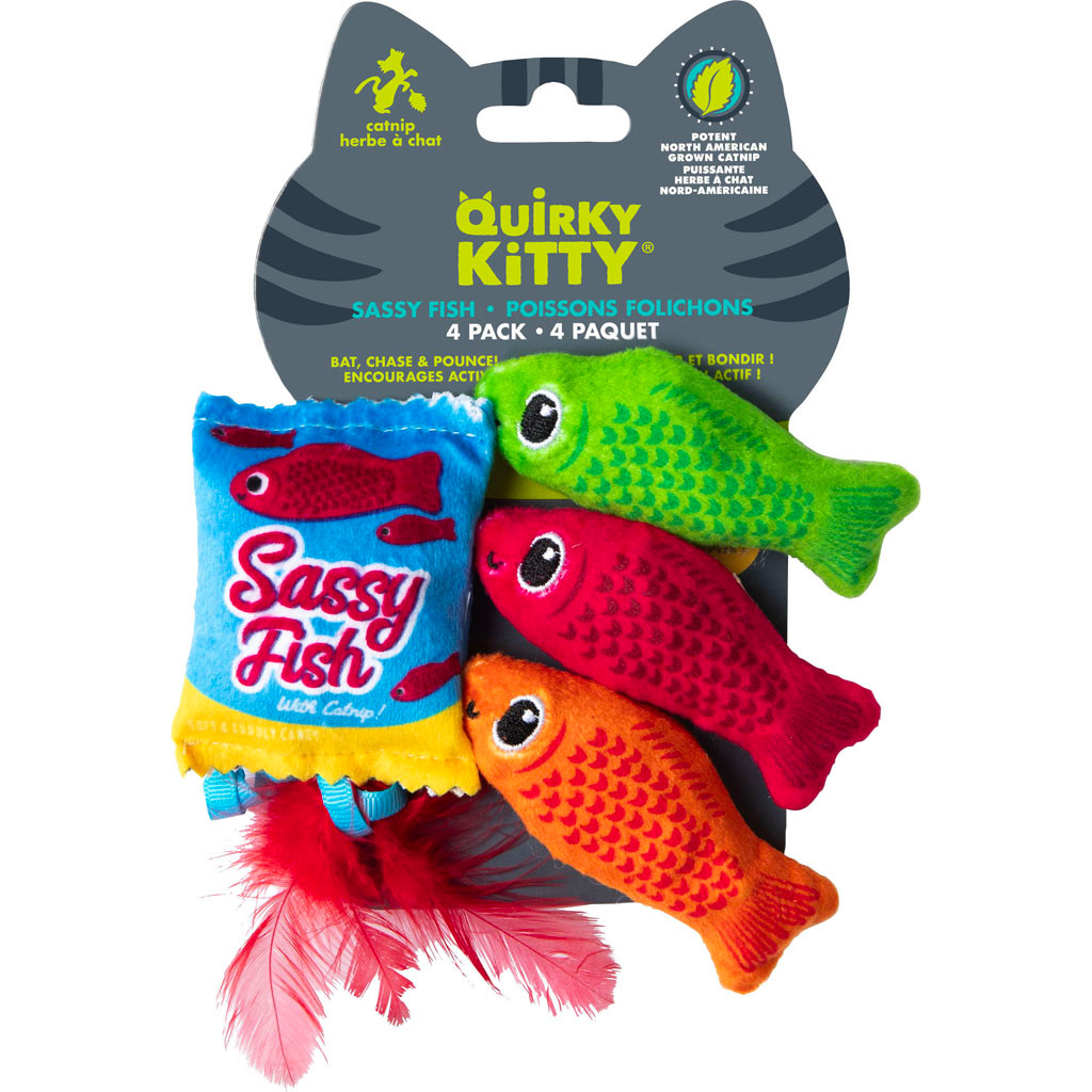 QUIRKY KITTY SASSY SAFARI CAT TOY | 3 PC | 685009 - Bradley