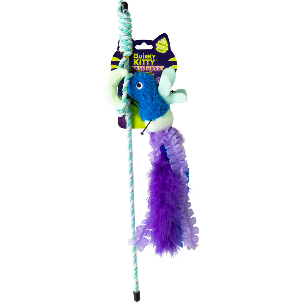 QUIRKY KITTY SHARK WAND CAT TOY | 685021 - Bradley Caldwell, Inc